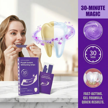 PurpleGlow Teeth Whitening Strips