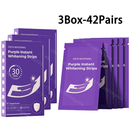 PurpleGlow Teeth Whitening Strips